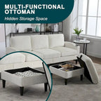 HOMEFUN storage sofa /Living room sofa cozy sectional sofa