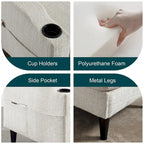 HOMEFUN storage sofa /Living room sofa cozy sectional sofa