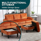 HOMEFUN storage sofa /Living room sofa cozy sectional sofa