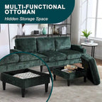 HOMEFUN storage sofa /Living room sofa cozy sectional sofa
