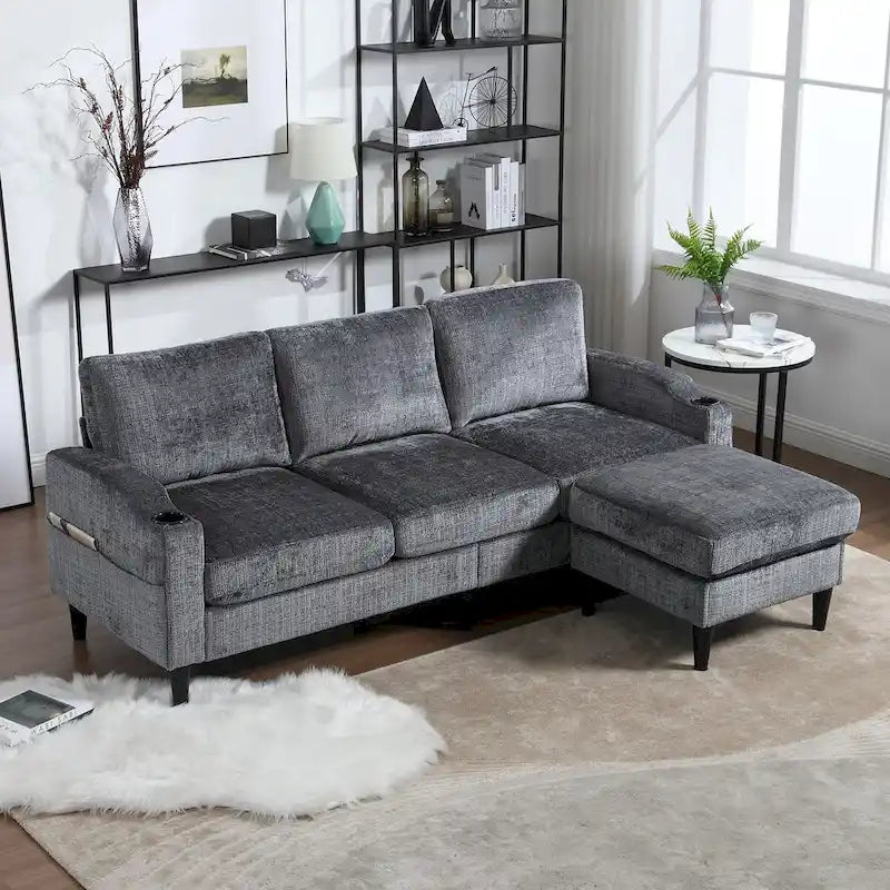HOMEFUN storage sofa /Living room sofa cozy sectional sofa