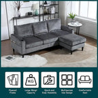 HOMEFUN storage sofa /Living room sofa cozy sectional sofa