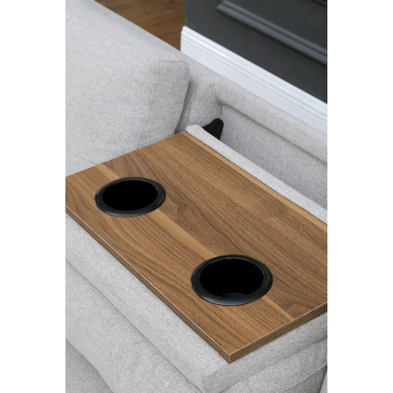 Alger 98 Wide Left Hand Facing Sofa & Chaise with Ottoman