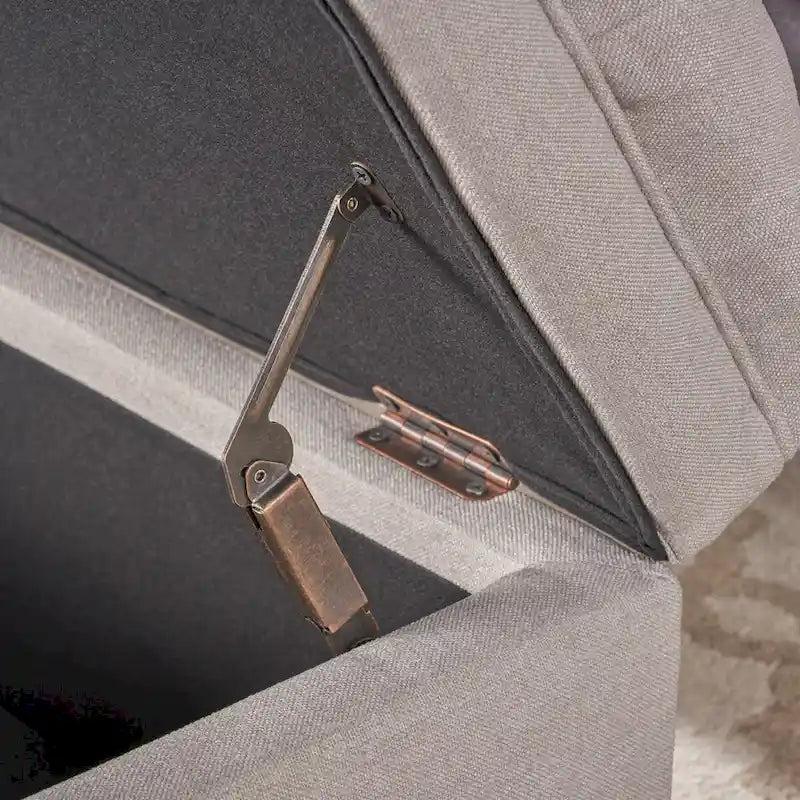 Modern Upholstered Storage Bench for Living Room Entryway