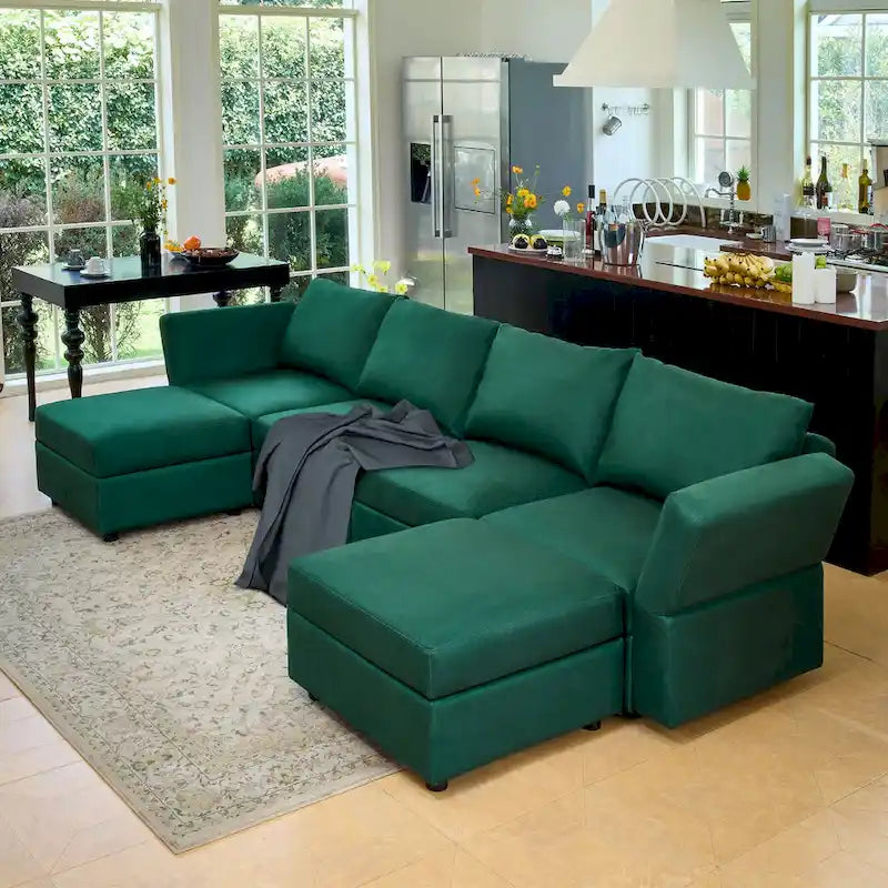 Modular Sofa Modern Sectional Storage Sofa Couch with Free Splicing for Living Room Furniture Set