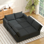Modular Sofa Modern Sectional Storage Sofa Couch with Free Splicing for Living Room Furniture Set