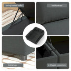 Modular Sofa Modern Sectional Storage Sofa Couch with Free Splicing for Living Room Furniture Set