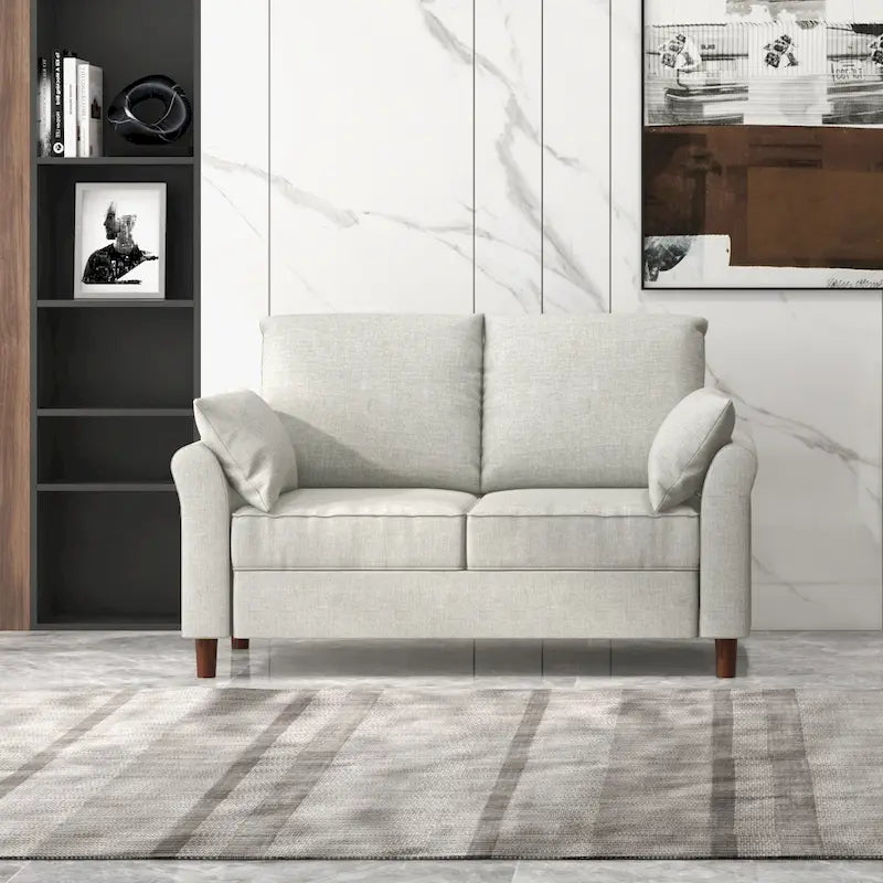 Polyester 3-Seat and 2-Seat Sofa with Cushions