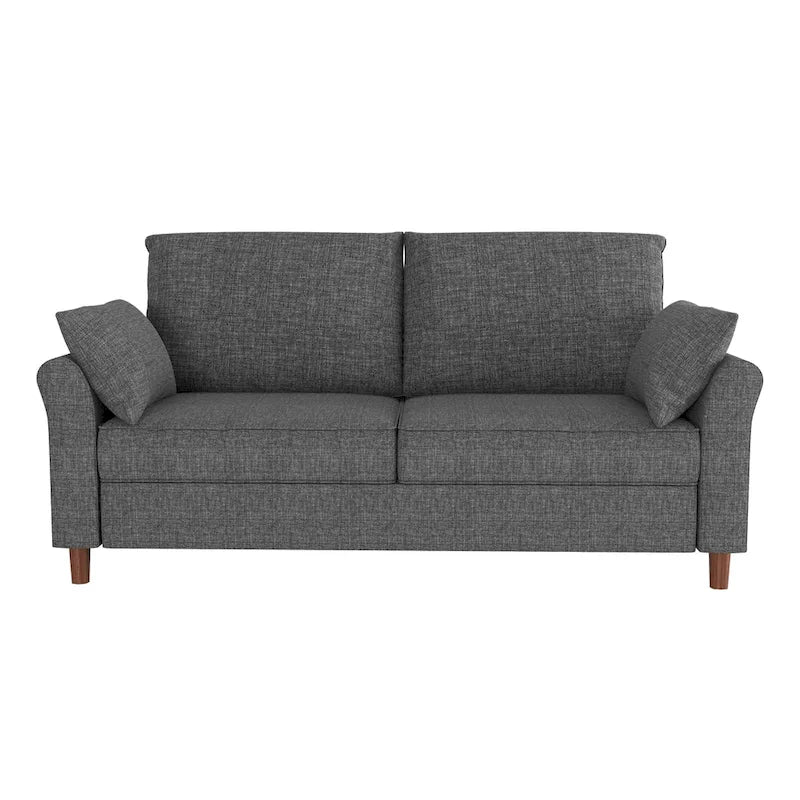 Polyester 3-Seat and 2-Seat Sofa with Cushions