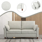 Polyester 3-Seat and 2-Seat Sofa with Cushions