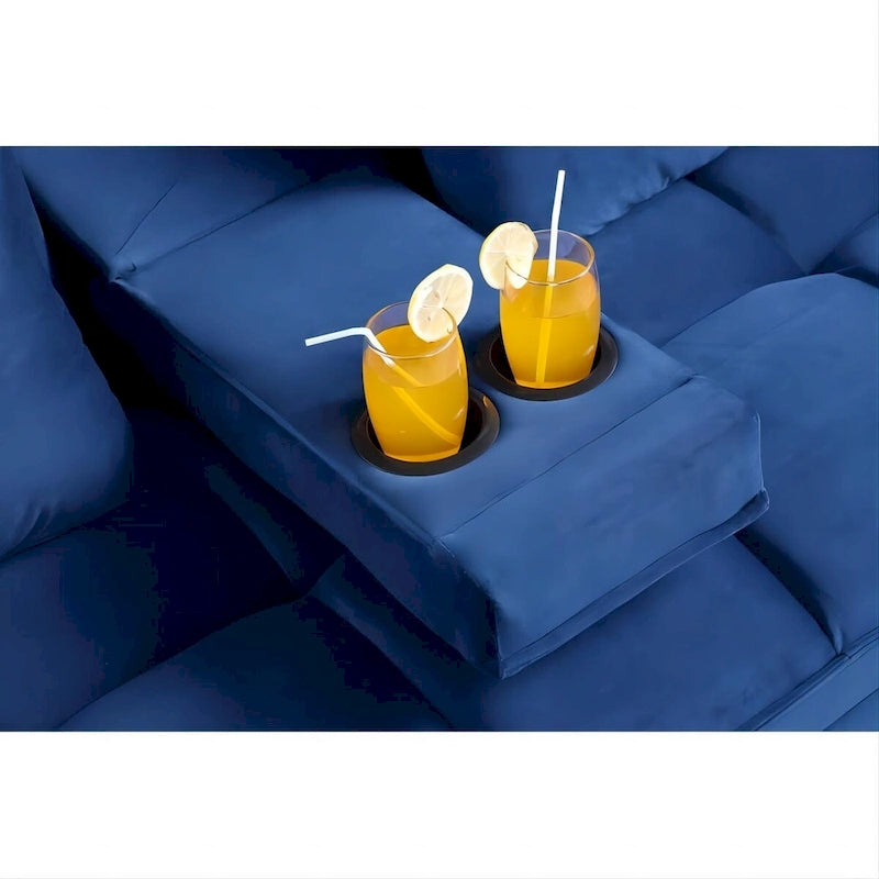 66.25 Velvet Sofa - 66.25 W X 34 D