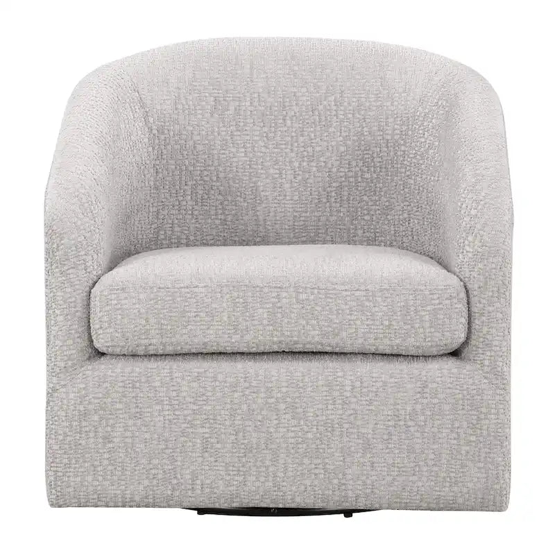 Parker Swivel Tub Chair in Sterling