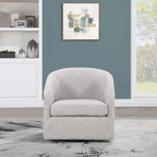 Parker Swivel Tub Chair in Sterling