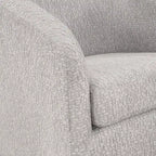 Parker Swivel Tub Chair in Sterling