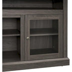 Roomfitters Contemporary TV Media Stand, Modern Entertainment Console, Up to 65 TV, Open & Closed Storage Space