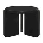 Harrison Black Round End Table
