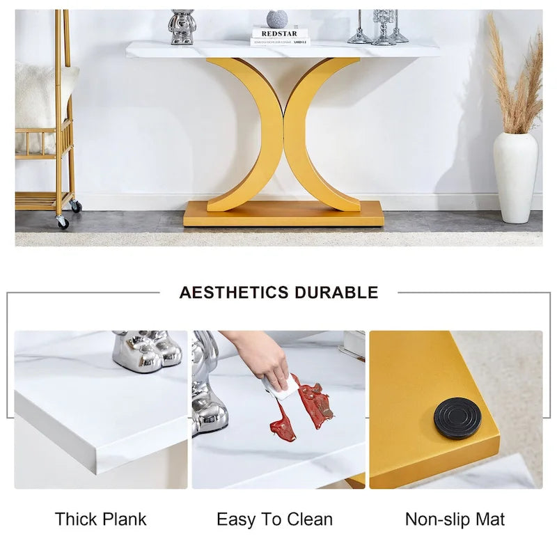 Modern minimalist style console table