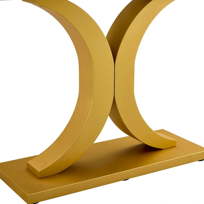 Modern minimalist style console table