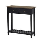 Kinbor Console Table with 2 Drawers, Sofa Table with Storage Shelf for Entryway, Hallways Furniture