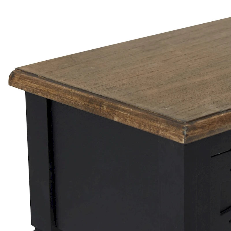 Kinbor Console Table with 2 Drawers, Sofa Table with Storage Shelf for Entryway, Hallways Furniture