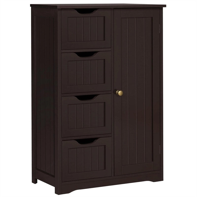 Wooden Bathroom Floor Cabinet - 13D x 22W x 32H