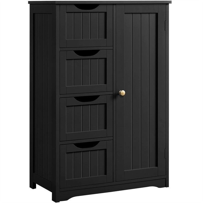 Wooden Bathroom Floor Cabinet - 13D x 22W x 32H