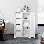 Wooden Bathroom Floor Cabinet - 13D x 22W x 32H