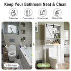 Over-The-Toilet Storage Cabinet Bathroom Organizer with Adjustable Shelf