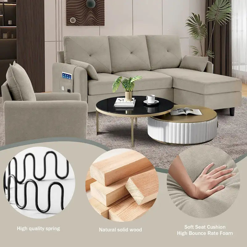 3 - Piece Living Room Set