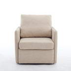 Linen Swivel Accent Chair