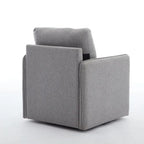Linen Swivel Accent Chair