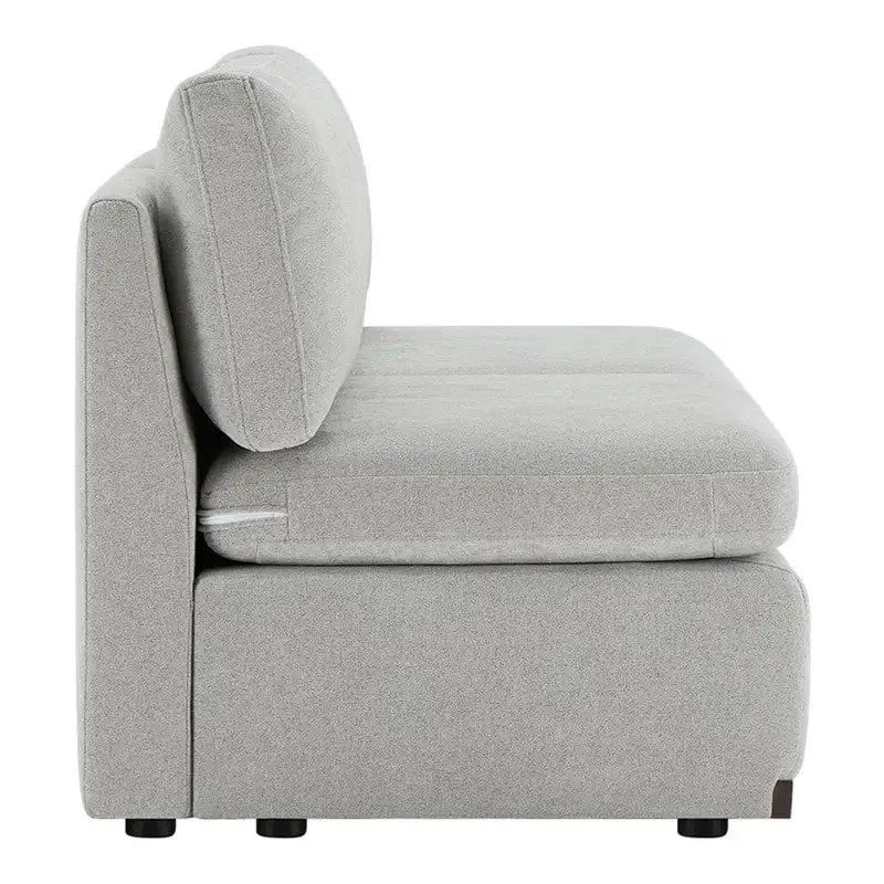 Donna Oversized Modular Sectional Fabric Sofa with Upgraded Wood Base