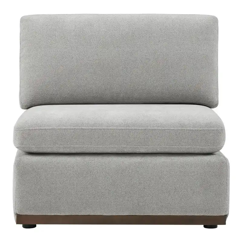 Donna Oversized Modular Sectional Fabric Sofa with Upgraded Wood Base